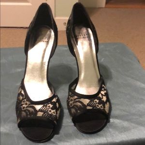 Never worn Lace Stuart Weitzman shoes
